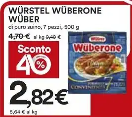 Coop WÜRSTEL WÜBERONE WÜBER offerta