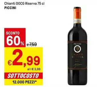 Iper La Grande Chianti DOCG Riserva 75 cl PICCINI offerta