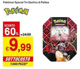 Iper La Grande Pokémon Special Tin Destino di Paldea offerta