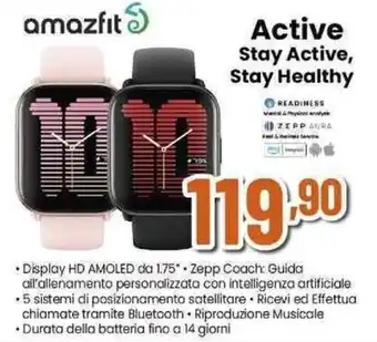 Expert amazfit Active Stay Active, Stay Healthy offerta