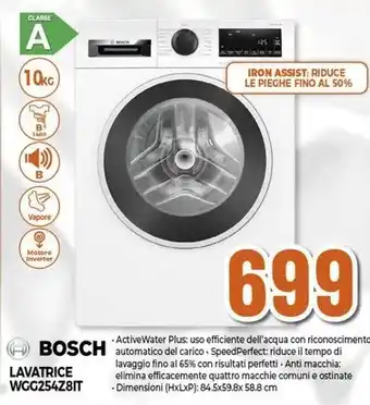 Expert BOSCH LAVATRICE WGG254Z8IT offerta