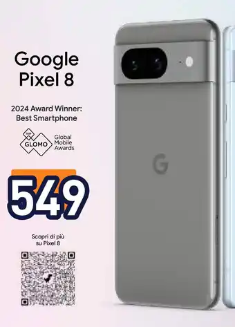 Unieuro Google Pixel 8 offerta