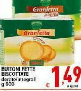 Iper Triscount Fette biscottate offerta
