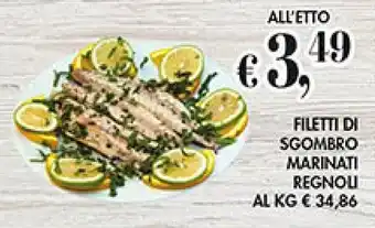 Coal FILETTI DI SGOMBRO MARINATI REGNOLI offerta