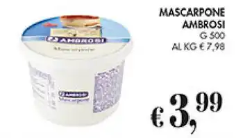 Coal MASCARPONE AMBROSI G 500 offerta