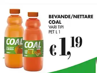 Coal BEVANDE/NETTARE COAL VARI TIPI PET L 1 offerta