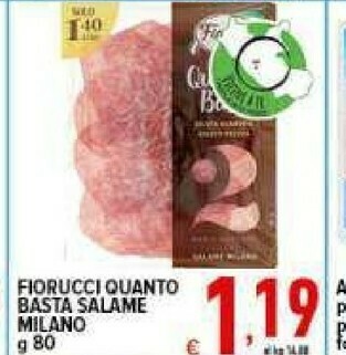 Iper Triscount Salame milano offerta