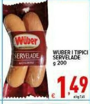 Iper Triscount Wurstel offerta