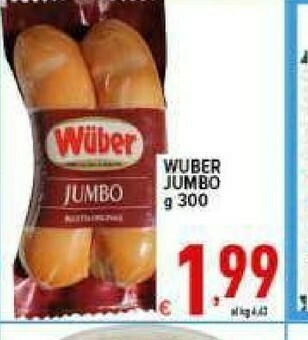 Iper Triscount Wurstel offerta