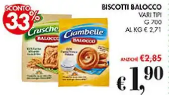 Coal BISCOTTI BALOCCO VARI TIPI G 700 offerta