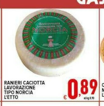 Iper Triscount Caciotta offerta