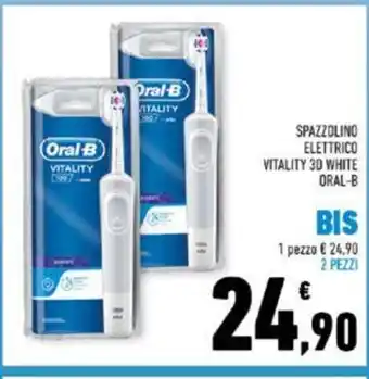 Conad Superstore SPAZZOLINO ELETTRICO VITALITY 3D WHITE ORAL-B offerta