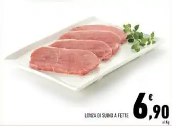 Conad Superstore LONZA DI SUINO A FETTE offerta