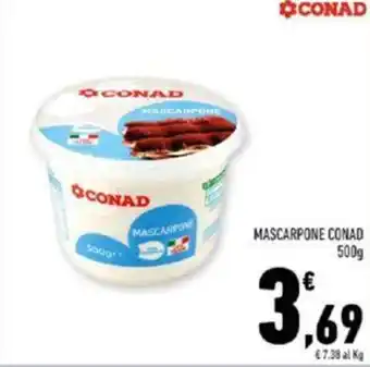 Conad Superstore MASCARPONE CONAD 500g offerta