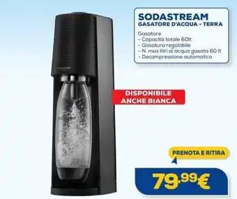 Euronics SODASTREAM GASATORE D'ACQUA - TERRA offerta