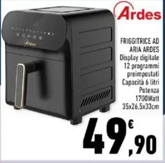 Conad Superstore FRIGGITRICE AD ARIA ARDES offerta