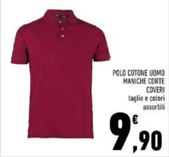 Conad Superstore POLO COTONE UOMO MANICHE CORTE COVERI offerta