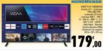 Conad Superstore NORDMENDE SMART TV 40 offerta