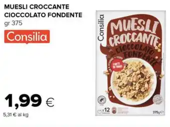 Tigre MUESLI CROCCANTE CIOCCOLATO FONDENTE gr 375 offerta