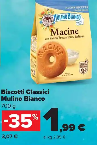 Carrefour Biscotti Classici Mulino Bianco 700 g offerta