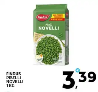 Extra Supermercati FINDUS PISELLI NOVELLI 1 KG offerta