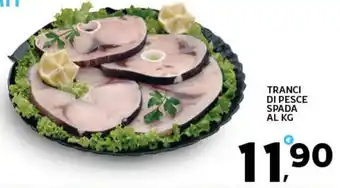 Extra Supermercati TRANCI DI PESCE SPADA AL KG offerta