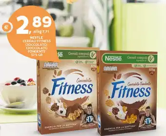 Extra Supermercati NESTLE CEREALI FITNESS CIOCCOLATO/ CIOCCOLATO FONDENTE 375 GR offerta