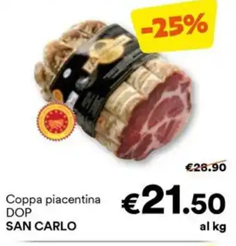 Unes Coppa piacentina DOP SAN CARLO offerta