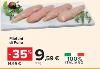 Carrefour Filettini di Pollo offerta