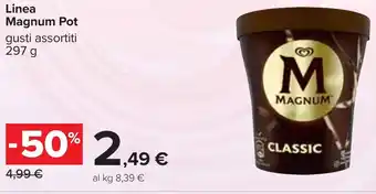 Carrefour Linea Magnum Pot gusti assortiti 297 g offerta