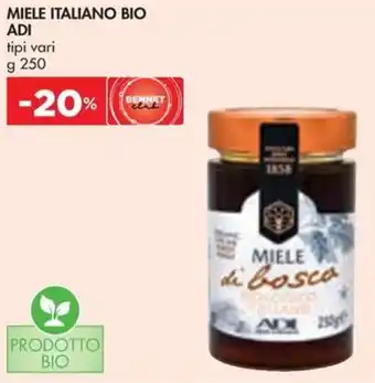 Bennet MIELE ITALIANO BIO ADI tipi vari g 250 offerta