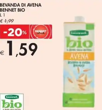 Bennet BEVANDA DI AVENA BENNET BIO L 1 offerta