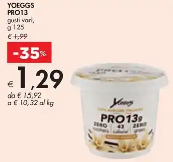 Bennet YOEGGS PRO13 gusti vari, g 125 offerta