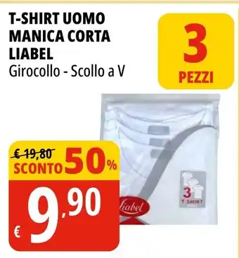 T-SHIRT UOMO MANICA CORTA LIABEL