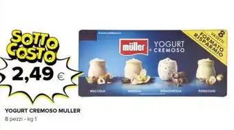 YOGURT CREMOSO MULLER 8 pezzi - kg 1