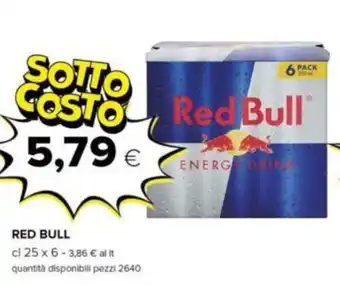 Oasi RED BULL cl 25 x 6 offerta