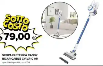 Oasi SCOPA ELETTRICA CANDY RICARICABILE CVIVA10 011 offerta