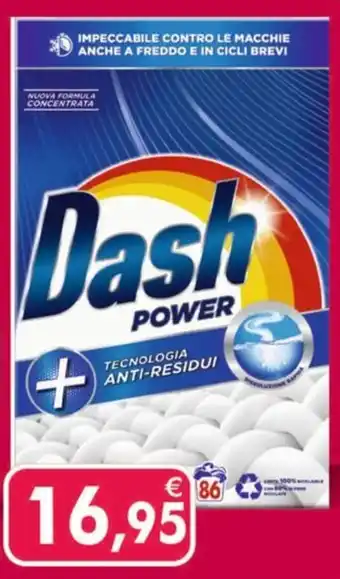 Dash POWER TECNOLOGIA ANTI-RESIDUI
