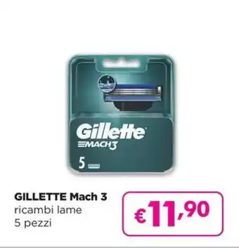 Saponi e profumi GILLETTE Mach 3 ricambi lame 5 pezzi offerta