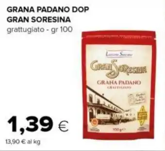 Oasi GRANA PADANO DOP GRAN SORESINA grattugiato - gr 100 offerta