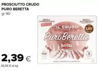 Oasi PROSCIUTTO CRUDO PURO BERETTA gr 90 offerta