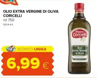 Oasi OLIO EXTRA VERGINE DI OLIVA CORICELLI ml 750 offerta