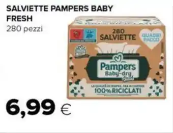 Oasi SALVIETTE PAMPERS BABY FRESH 280 pezzi offerta