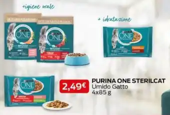 Oasi PURINA ONE STERILCAT Umido Gatto 4x85 g offerta