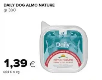 Oasi DAILY DOG ALMO NATURE gr 300 offerta