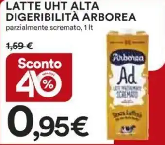 Ipercoop LATTE UHT ALTA DIGERIBILITÀ ARBOREA parzialmente scremato, 1 It offerta