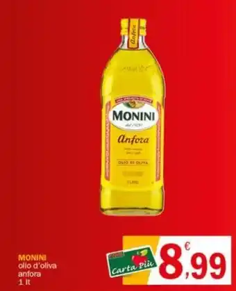 Crai MONINI olio d'oliva anfora 1 It offerta