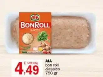 Crai AIA bon roll classico 750 gr offerta