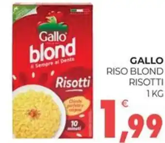 Eté GALLO RISO BLOND RISOTTI 1KG offerta