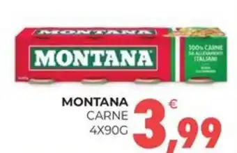 Eté MONTANA CARNE 4X90G offerta